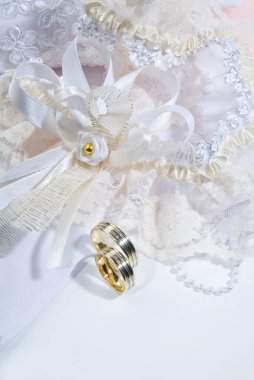 Kumaş stüdyosunda düğün aksesuarları