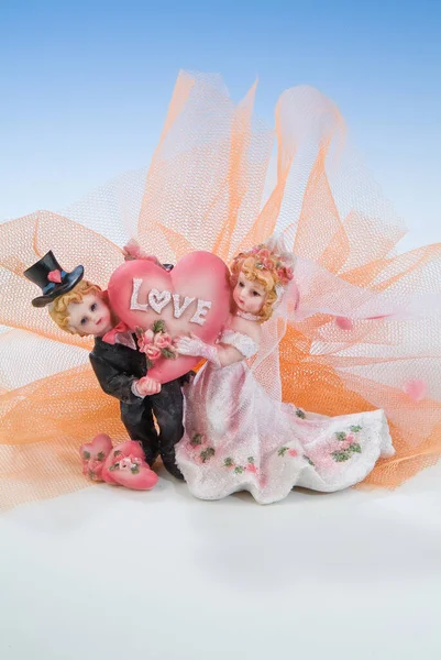 Wedding Accessories Fabric Background — Stock Photo, Image