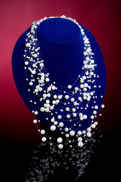 Jewelry Glass Studio Background — Stock Photo, Image