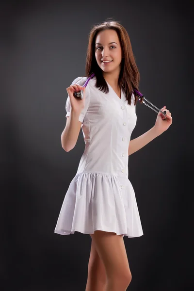Giovane infermiera — Foto Stock