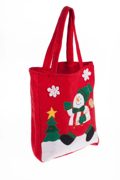 Bag With Snowman — Stock Photo, Image