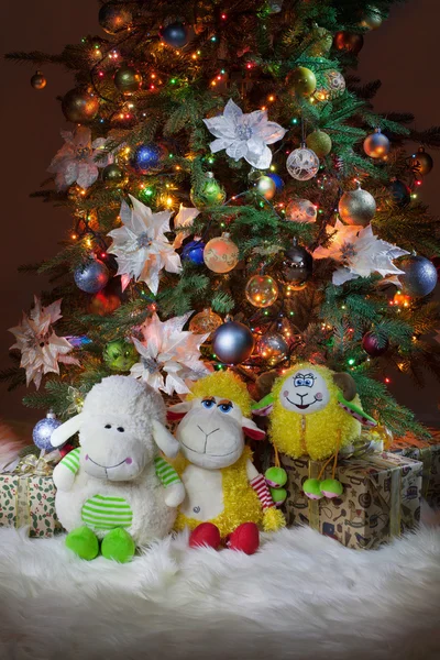 Toy And New Year 's Tree — стоковое фото