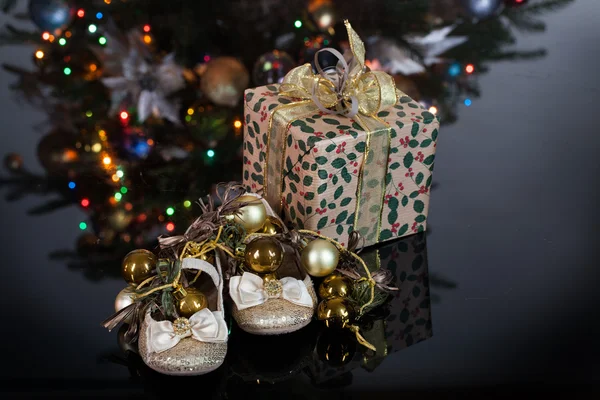 Toy And New Year's Tree — Stock Photo, Image