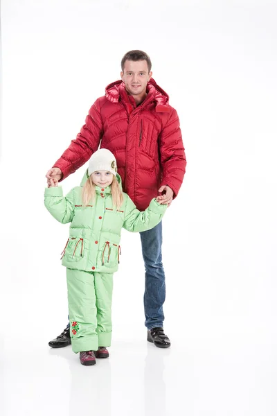 Tata i córka — Zdjęcie stockowe