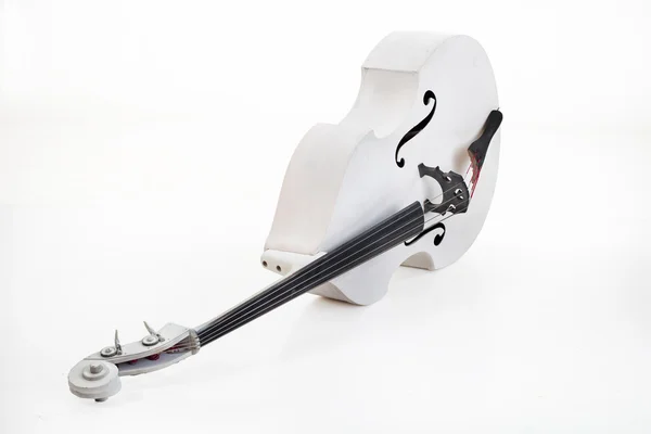 White Double Bass Stock Picture