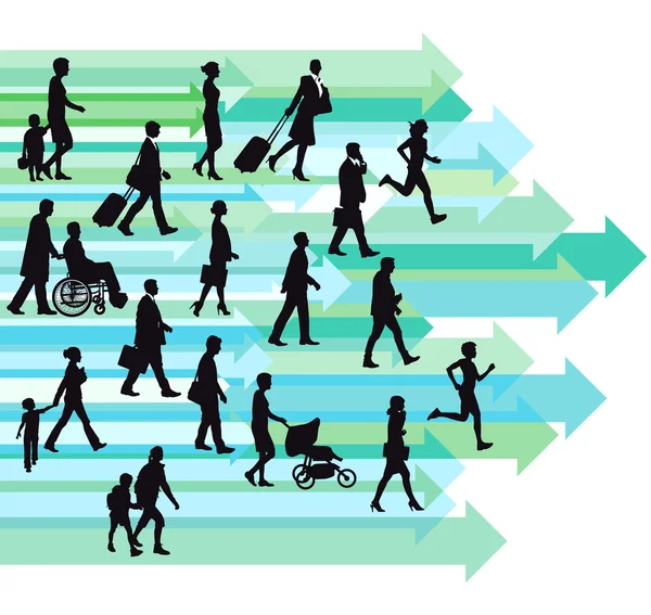 Progrès, augmentation de la planification — Image vectorielle