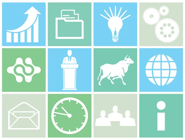 Business concept pictogram infografik — Stockvector