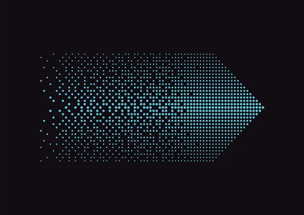 Pixel βέλος σύμβολο, σχέδιο — Διανυσματικό Αρχείο