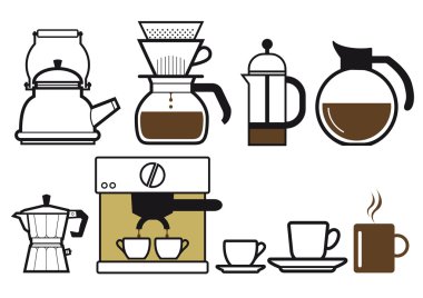 Kahve hazırlıyorum.