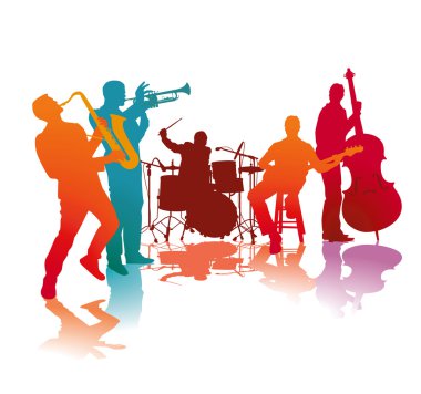 Jazz band clipart