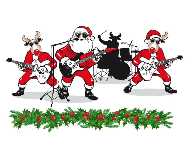 Christmas Band — Stock Vector