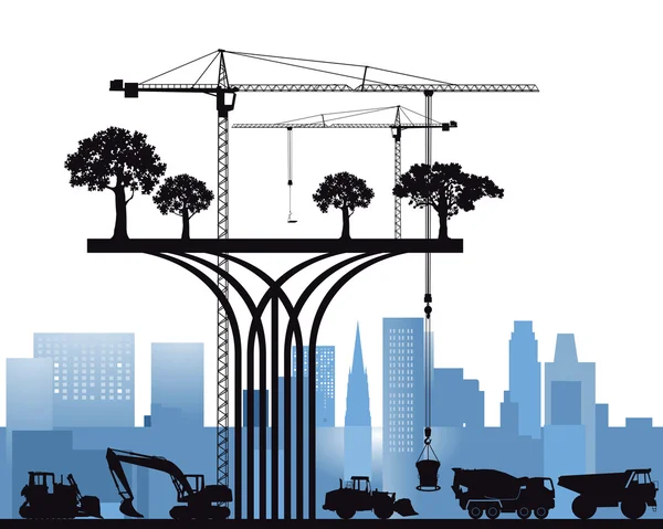 Construir moderno — Archivo Imágenes Vectoriales