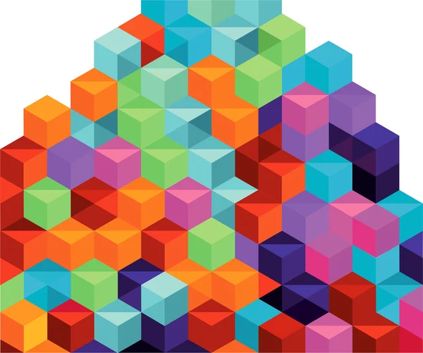 Empilements colorés de boîtes — Image vectorielle