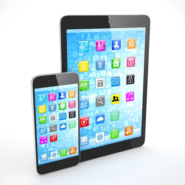 Tablet And SmartPhone — Stock Vector © bagiuiani 16992081