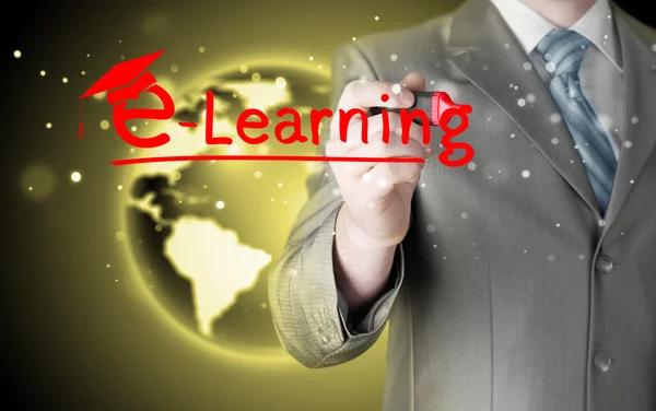 E-learning concept