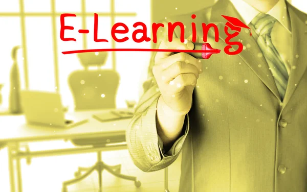 E-learning concept