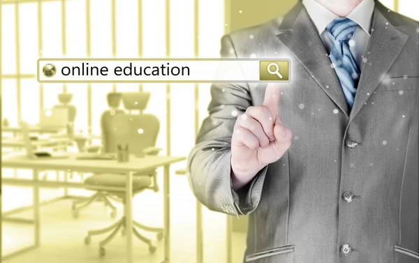 Online education in search bar