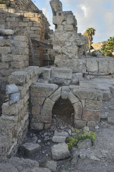 Park archeologiczny z Cezarei — Zdjęcie stockowe