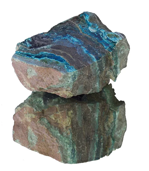 Mineraal malachiet helder groen — Stockfoto