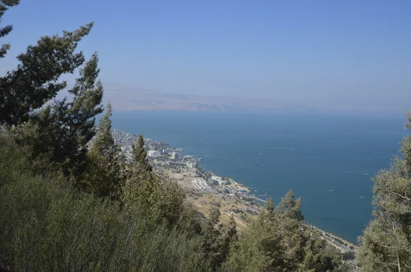 Das Meer von Galiläa und Tiberias — Stockfoto