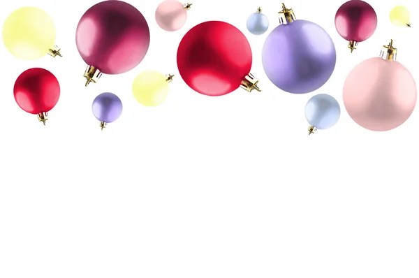 Christmas decorations on white. — Stock Photo, Image