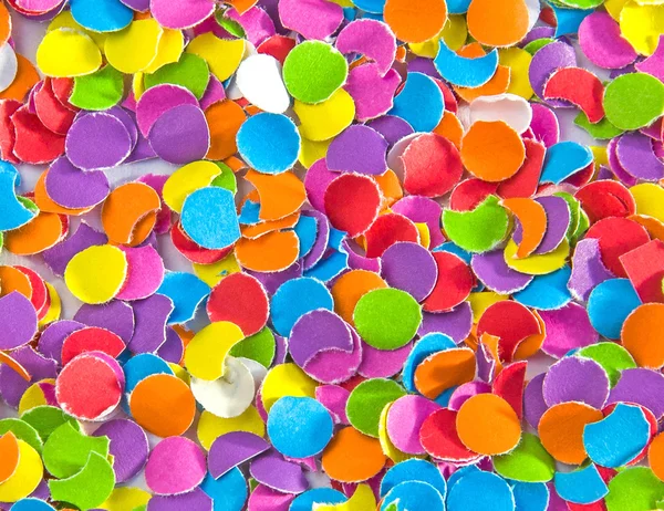 Achtergrond van kleurrijke confetti. — Stockfoto