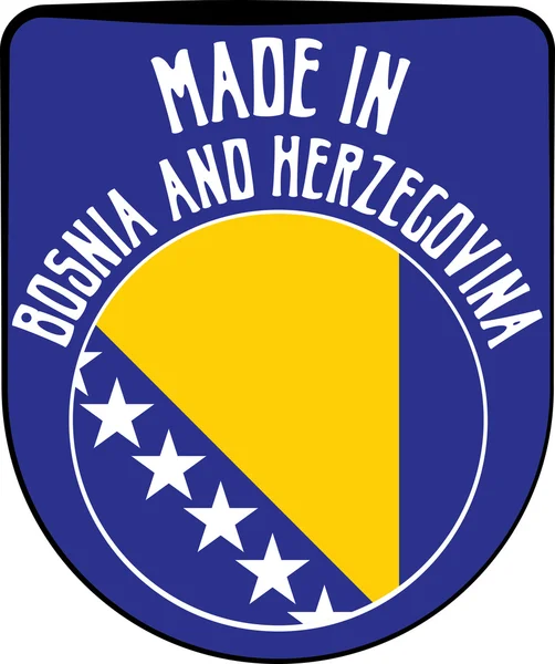 Vyrobeno v Bosně a Hercegovině razítko — Stockový vektor