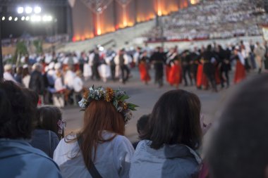 Letonya Ulusal şarkı ve dans festivali büyük final konserleri