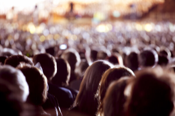 Large crowd of people