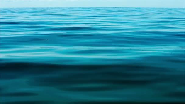 Nyugodt tenger víz háttér — Stock videók