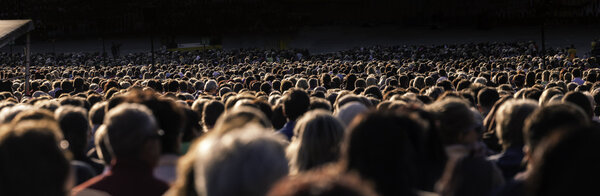 Large crowd of people