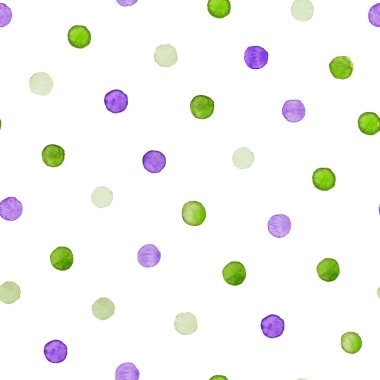 Renkli boya suluboya seamless modeli. -İllüstrasyon