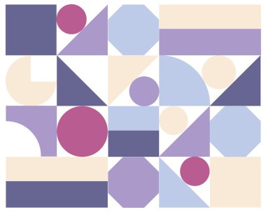 renkli geometrik vektör arka plan