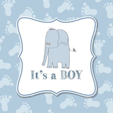 Bebek çocuk davet duş bebek için