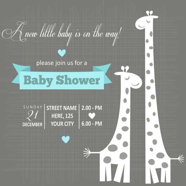 Baby pojke dusch kort — Stock vektor