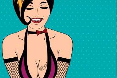 seksi azgın kadın çizgi roman tarzı, xxx illüstrasyon
