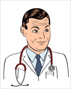 dost doktor gülümseyen