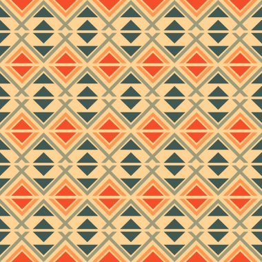 kesintisiz geometrik etnik desen