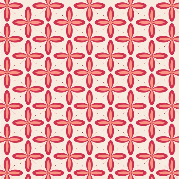 Geometrischer Hintergrund mit Blumen — Stockvektor