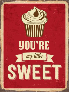 Retro metal işareti 