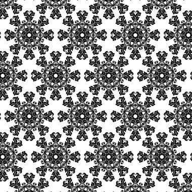 Kabile sanat etnik seamless modeli. Boho Yazdır. Etno süsleme