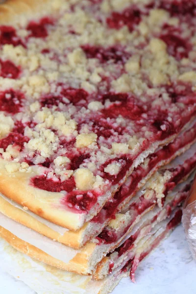 Red currant cake — Stock Photo, Image