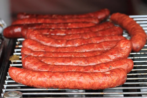 Fresh grilled sausages — Stock Photo, Image