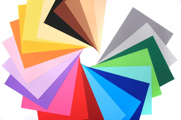 Color papers background — Stock Photo, Image