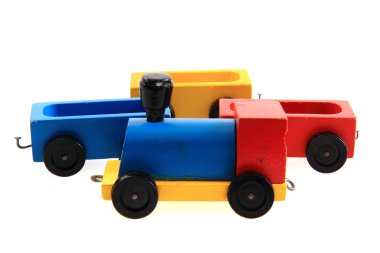 eski ahşap tren oyuncak