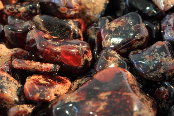Červený pyrop minerály (granát) — Stock fotografie