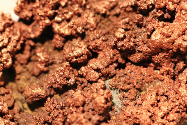 Textura metálica de cobre — Fotografia de Stock