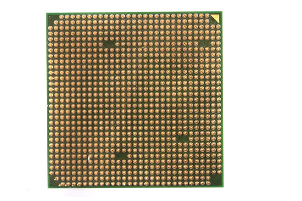 Computer chip isolated — Stock Photo, Image