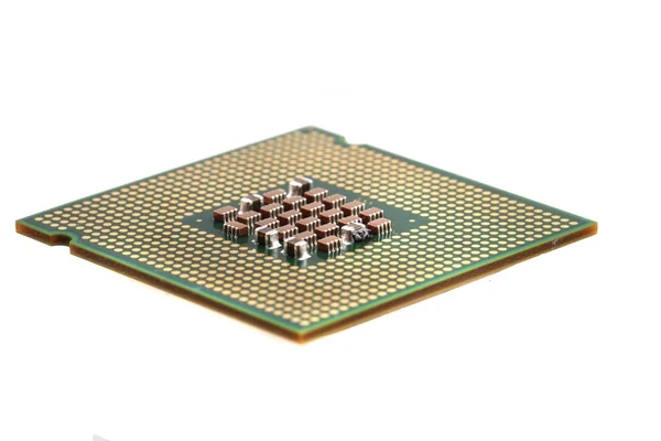 Computer chip isolated — Stock Photo, Image