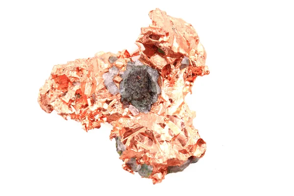 Natural copper isolated — Stock Photo, Image